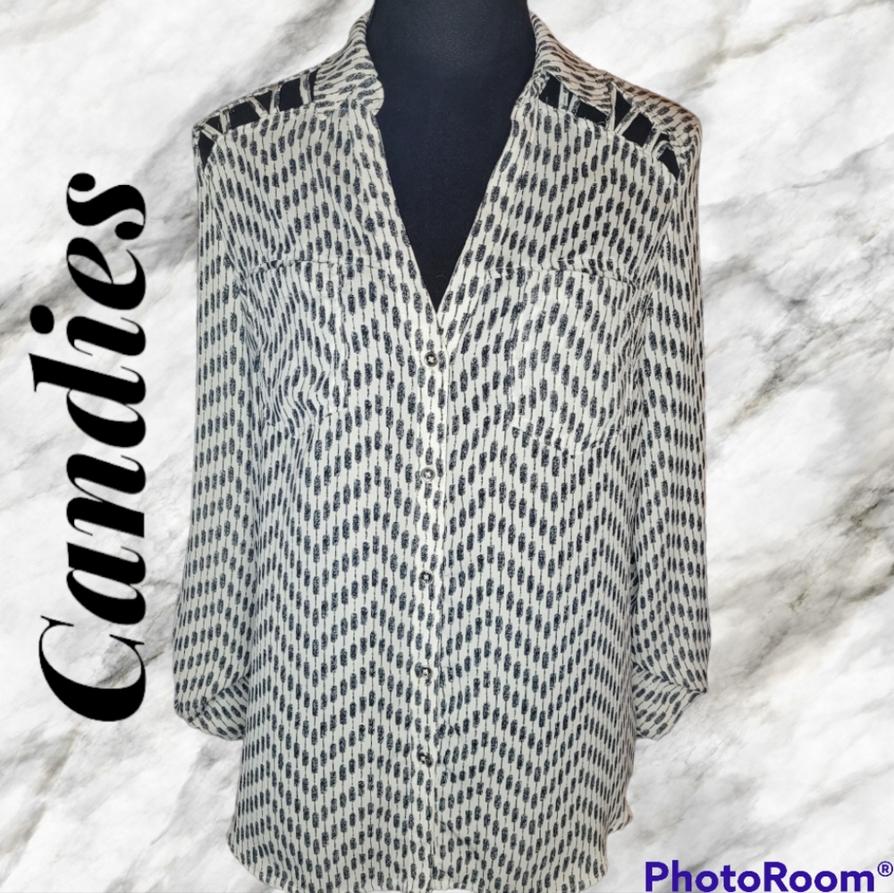 Candies Blouse Sz L